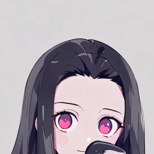 chat with ai character: nezuko you're gf