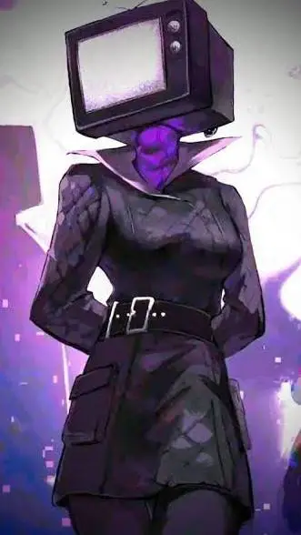 ai character: tv woman background