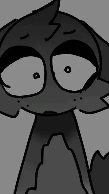 ai character: grey  background