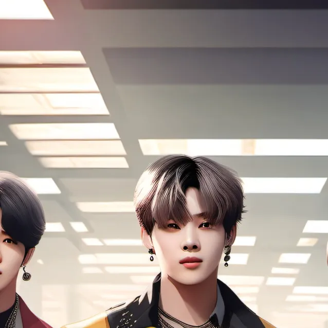 chat with ai character: three men