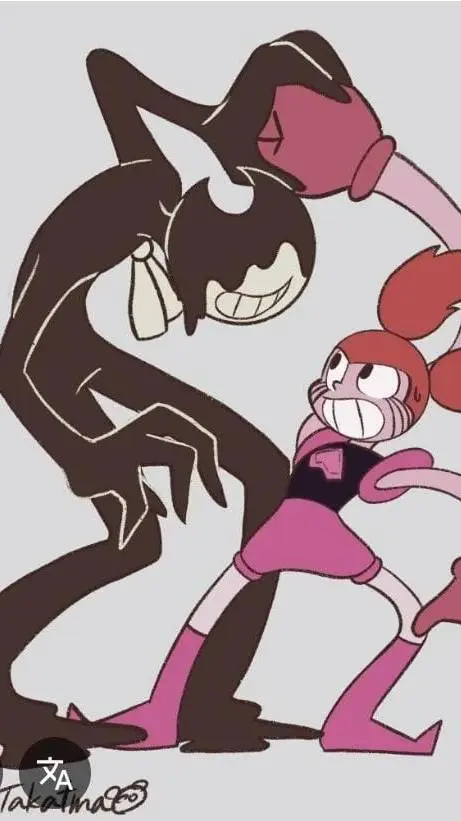 ai character: bendy x spinel  background