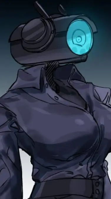 ai character: camera woman background