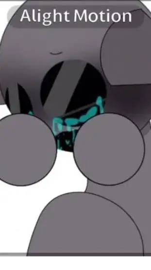 ai character: baby acting gray background