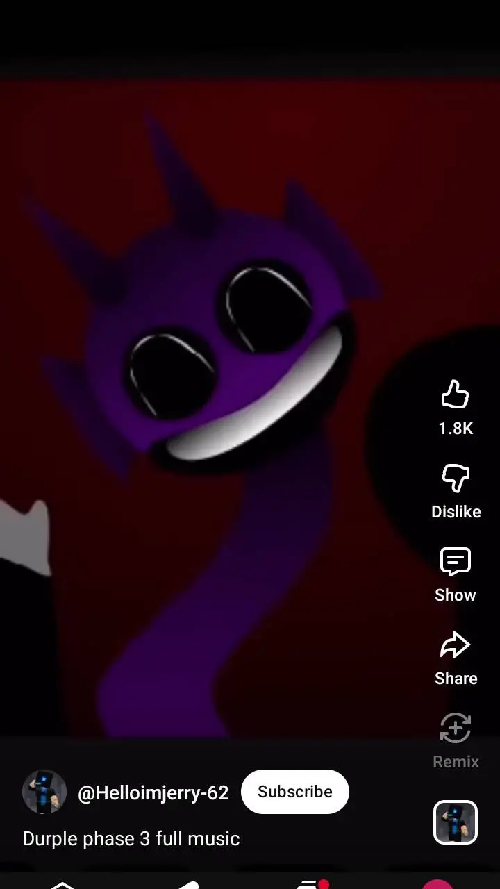 ai character: phase 3 durple  background