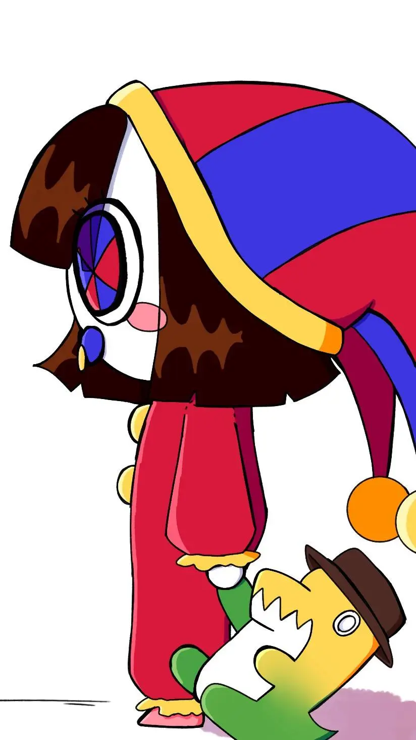 ai character: Baby pomni background