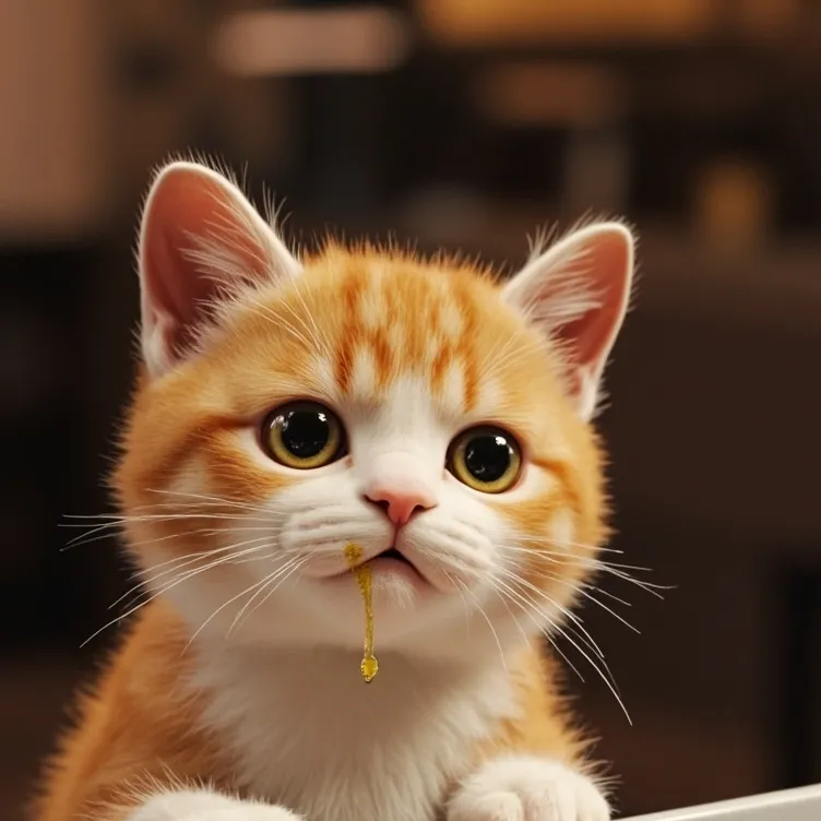 chat with ai character: Cat wants donut