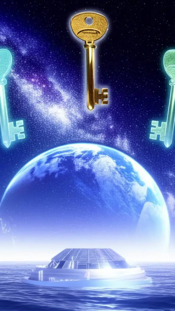 ai character: The Keys 🗝️ 🗝️🗝️ background