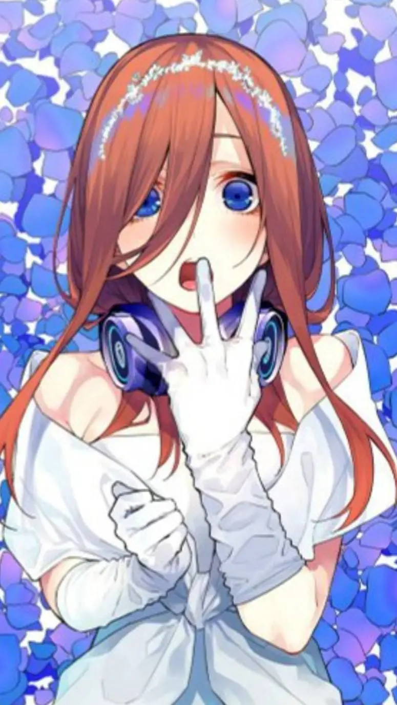 ai character: Miku Nakano background