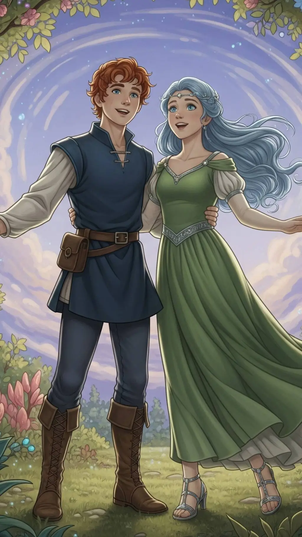 ai character: Sibling Serendipit background