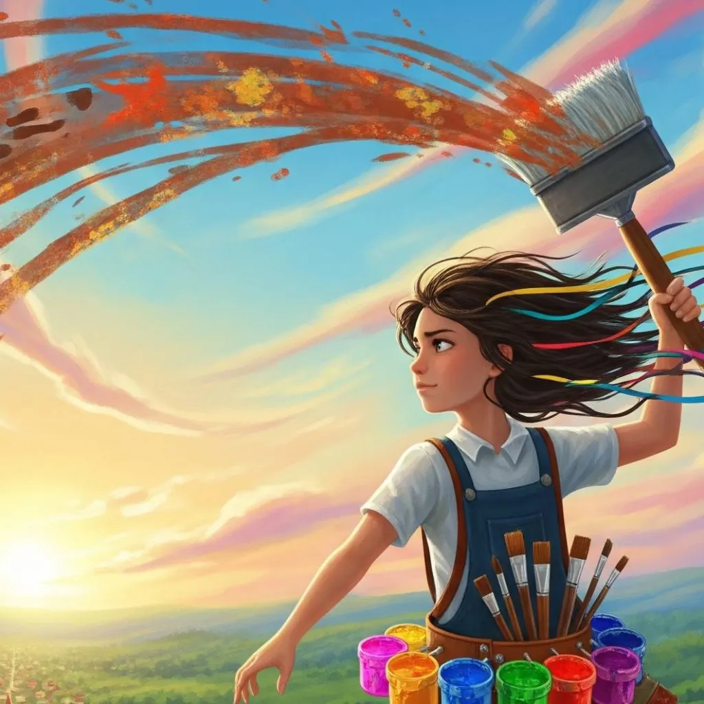 chat with ai character: The Girl Who Paint
