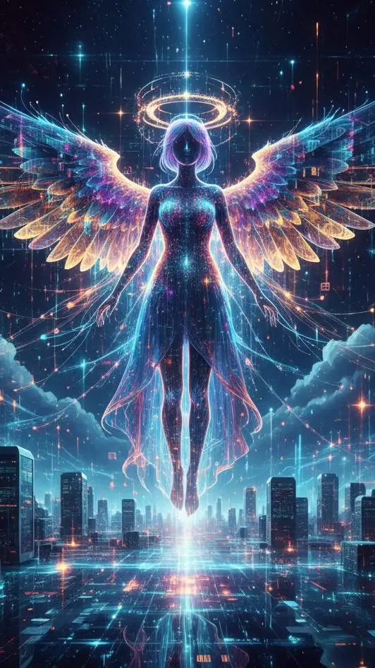 ai character: Ai Angel 😇  background