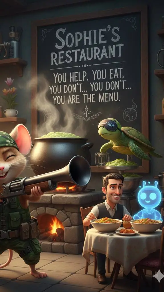 ai character: 🥣Sopi Restaurant🥣 background