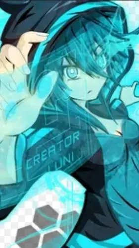 ai character: Creator Luni background