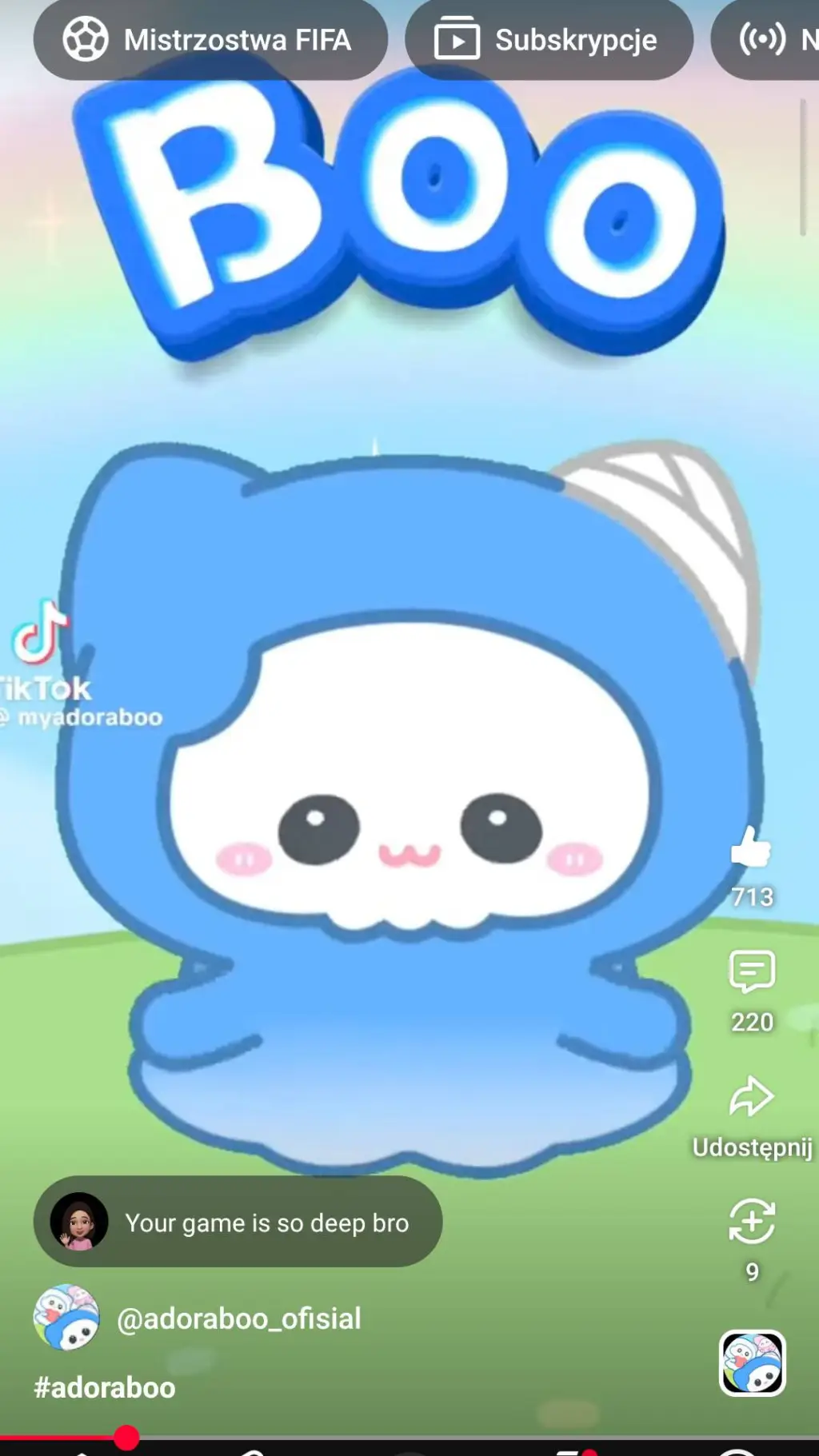 ai character: Boo background