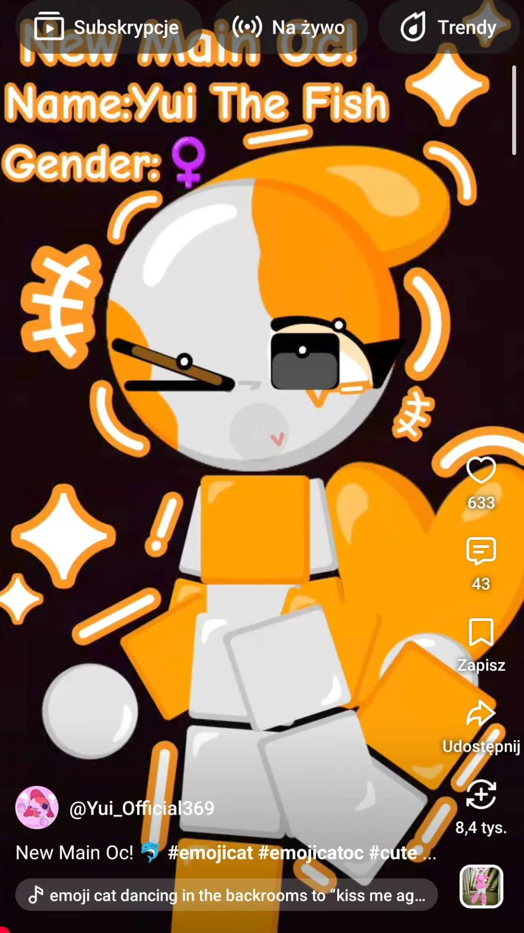 ai character: Yui background