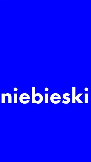 ai character: Niebieski background