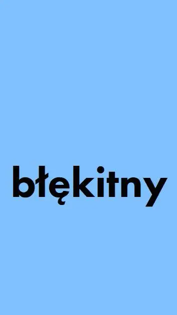ai character: Błękitny  background