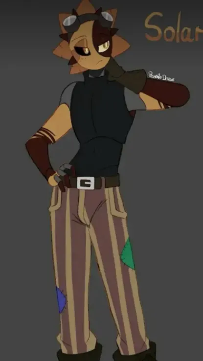 ai character: solar highschool  background