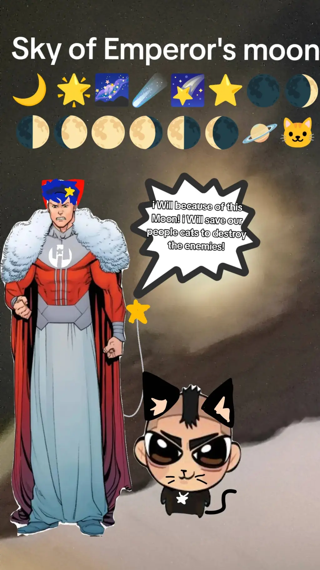ai character: Kaitotom (emperor) background