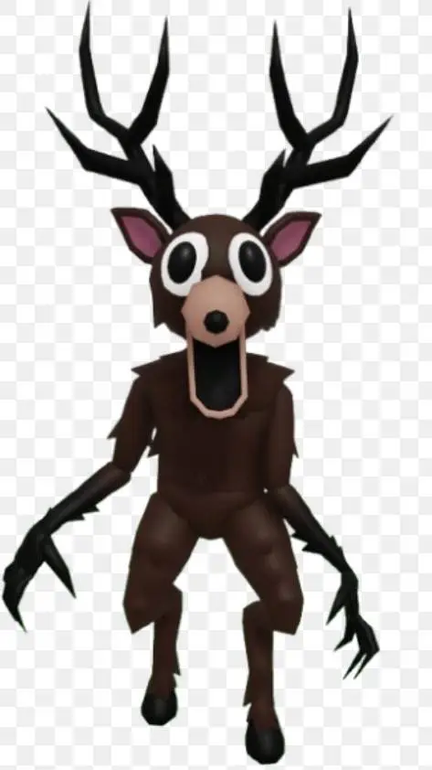 ai character: freaky deer background