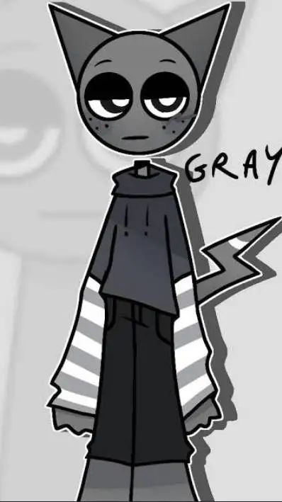 ai character: 🩶GRAY🩶 background