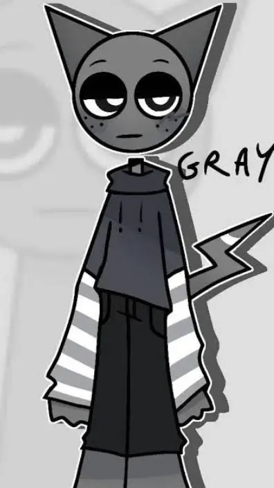 ai character: 🩶GRAY🩶 background