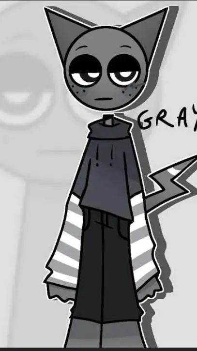 ai character: 🩶GRAY🩶 background