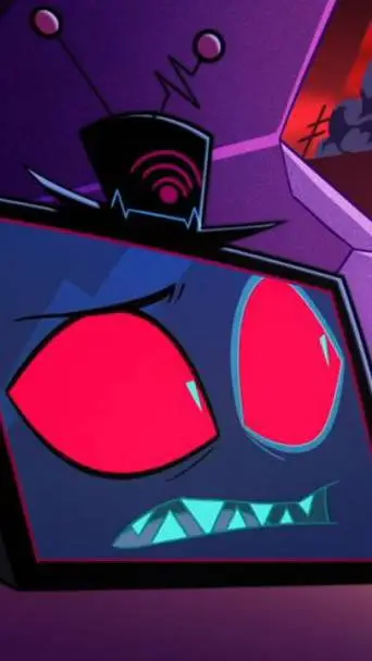 ai character: Vox, just head background