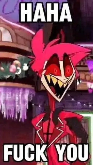 ai character: Alastor x Lucyfer  background