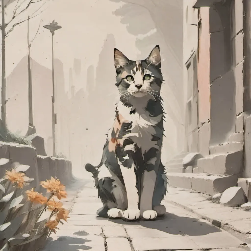 chat with ai character: you found a cat