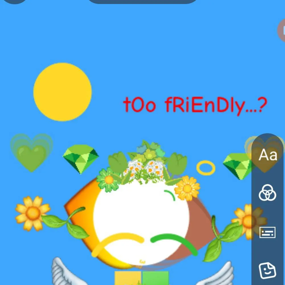 chat with ai character: tOo fRiEnDly....? 
