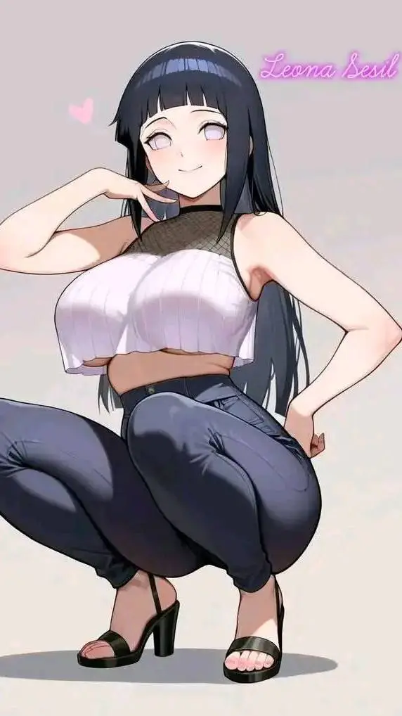 ai character: Hinata Hyuga background