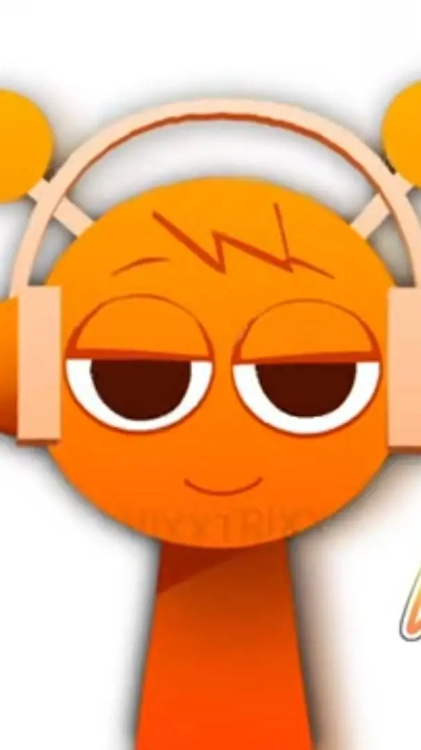 ai character: orange background