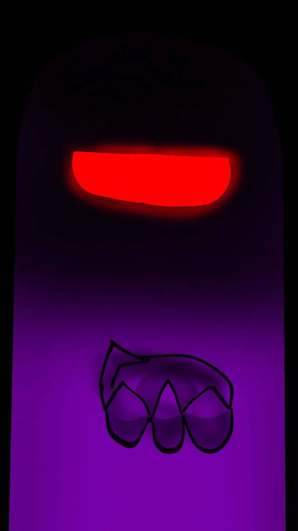 ai character: deep purple AS background