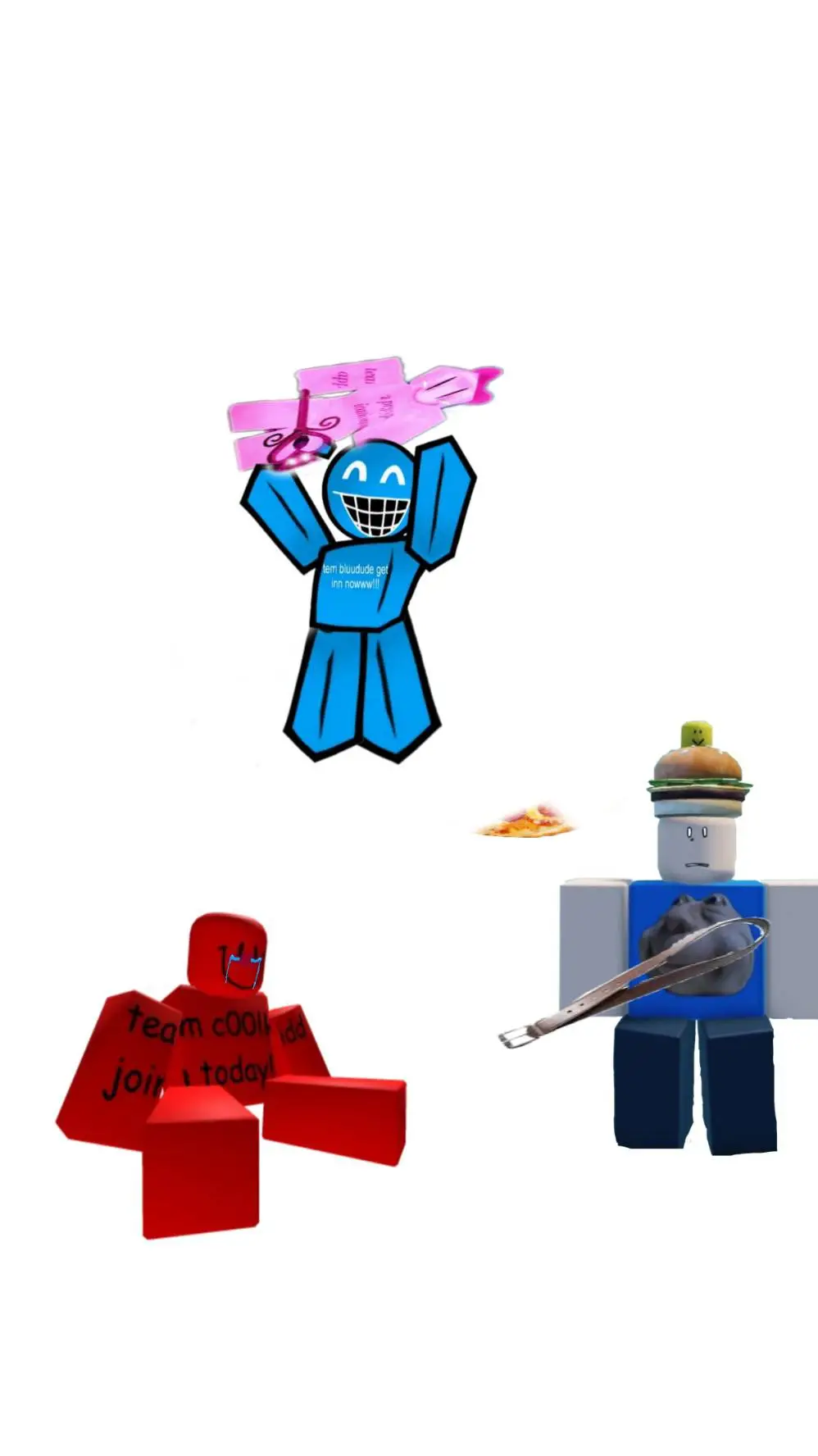 ai character: no pizza no no background