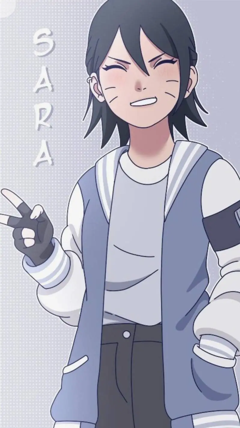 ai character: Sarada Uzumaki background