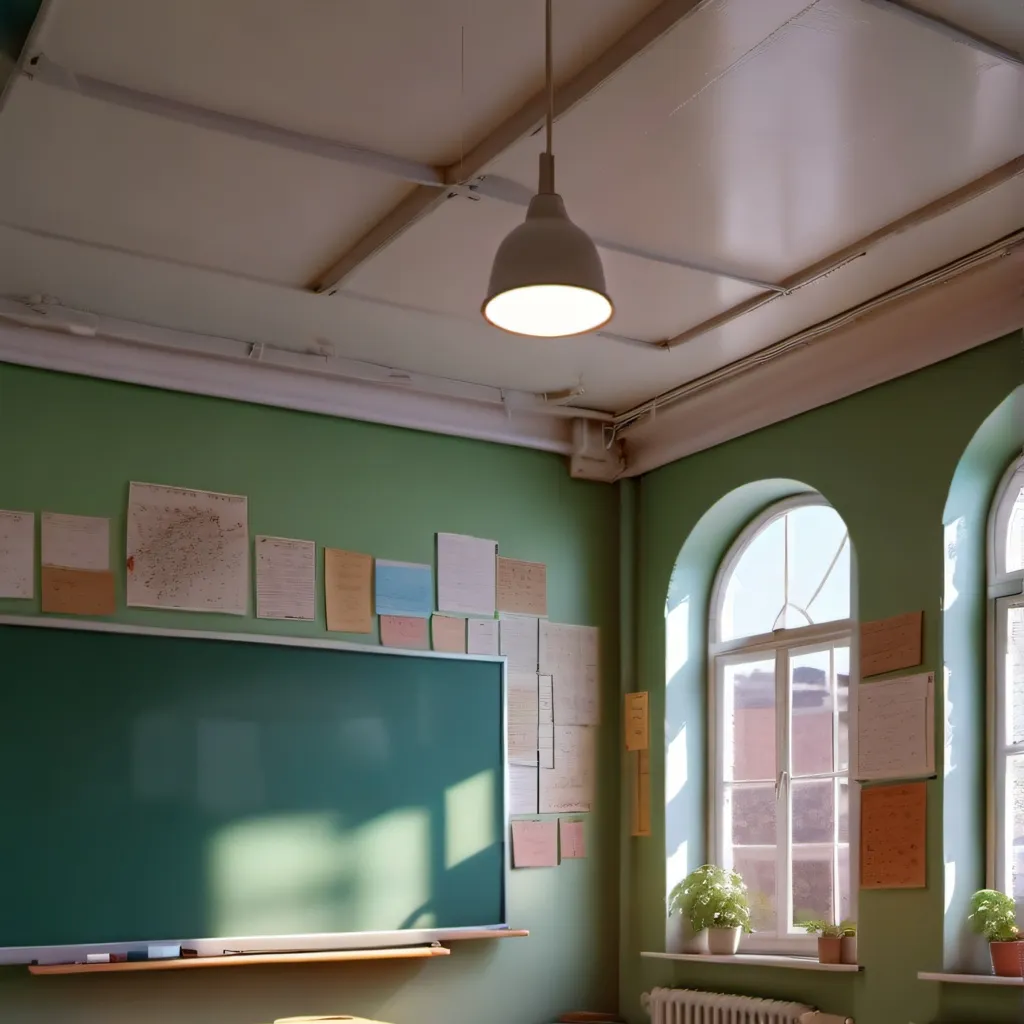 chat with ai character: clasroom