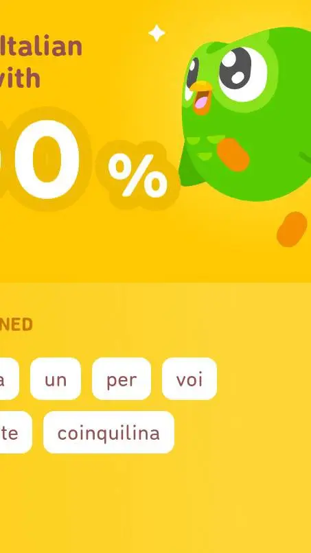 ai character: Duolingo  background