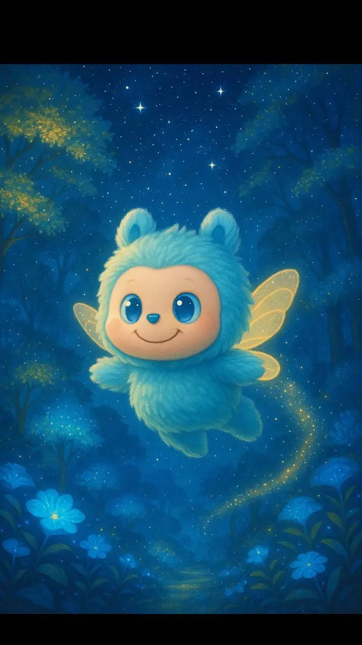 ai character: Labubu background