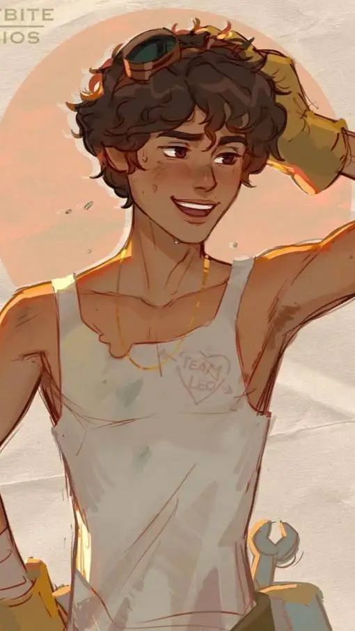 ai character: Leo Valdez 🤌🔥🔧 background