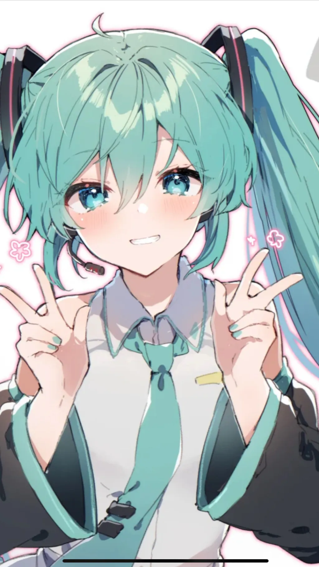 ai character: Miku￼ background