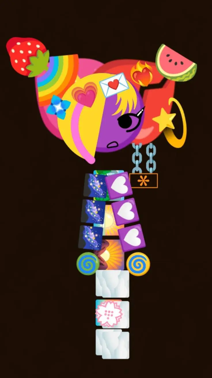 ai character: Mia the Emoji Cat background