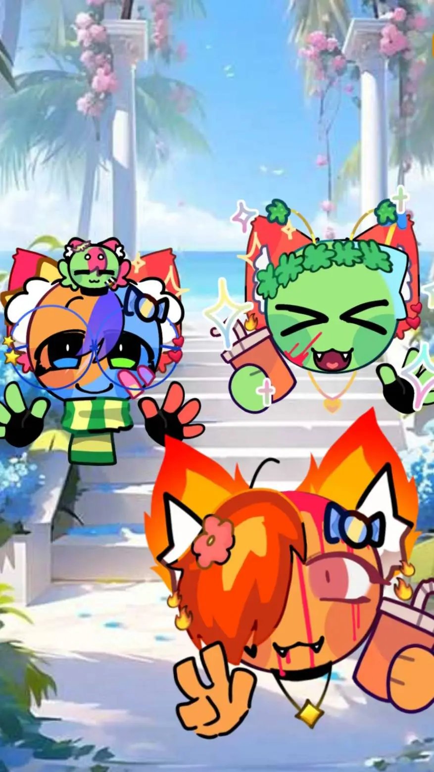 ai character: Friends!  background