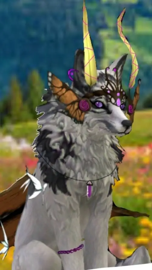 ai character: Sparkel background