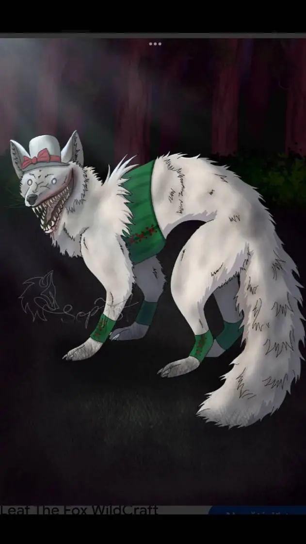 ai character: Leaf the fox background