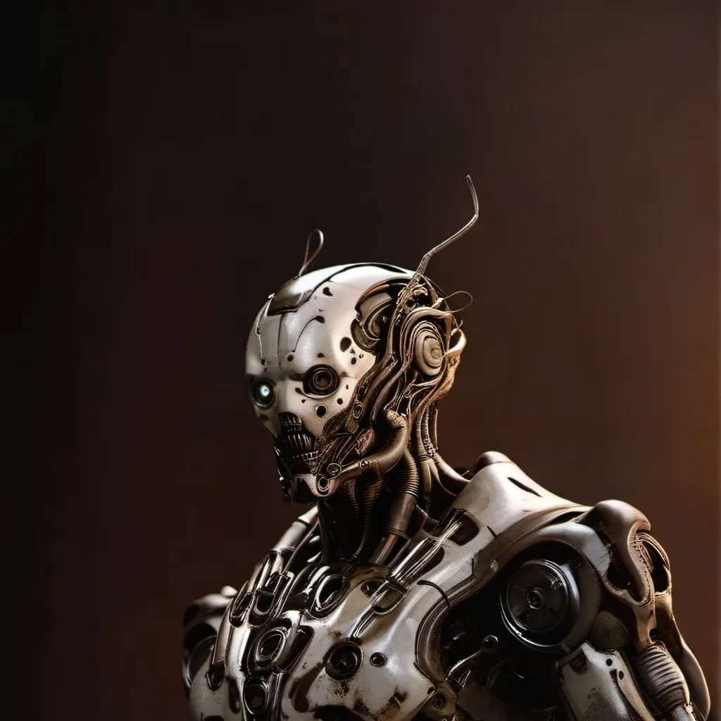chat with ai character: Horror robot