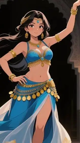 ai character: Shella  background