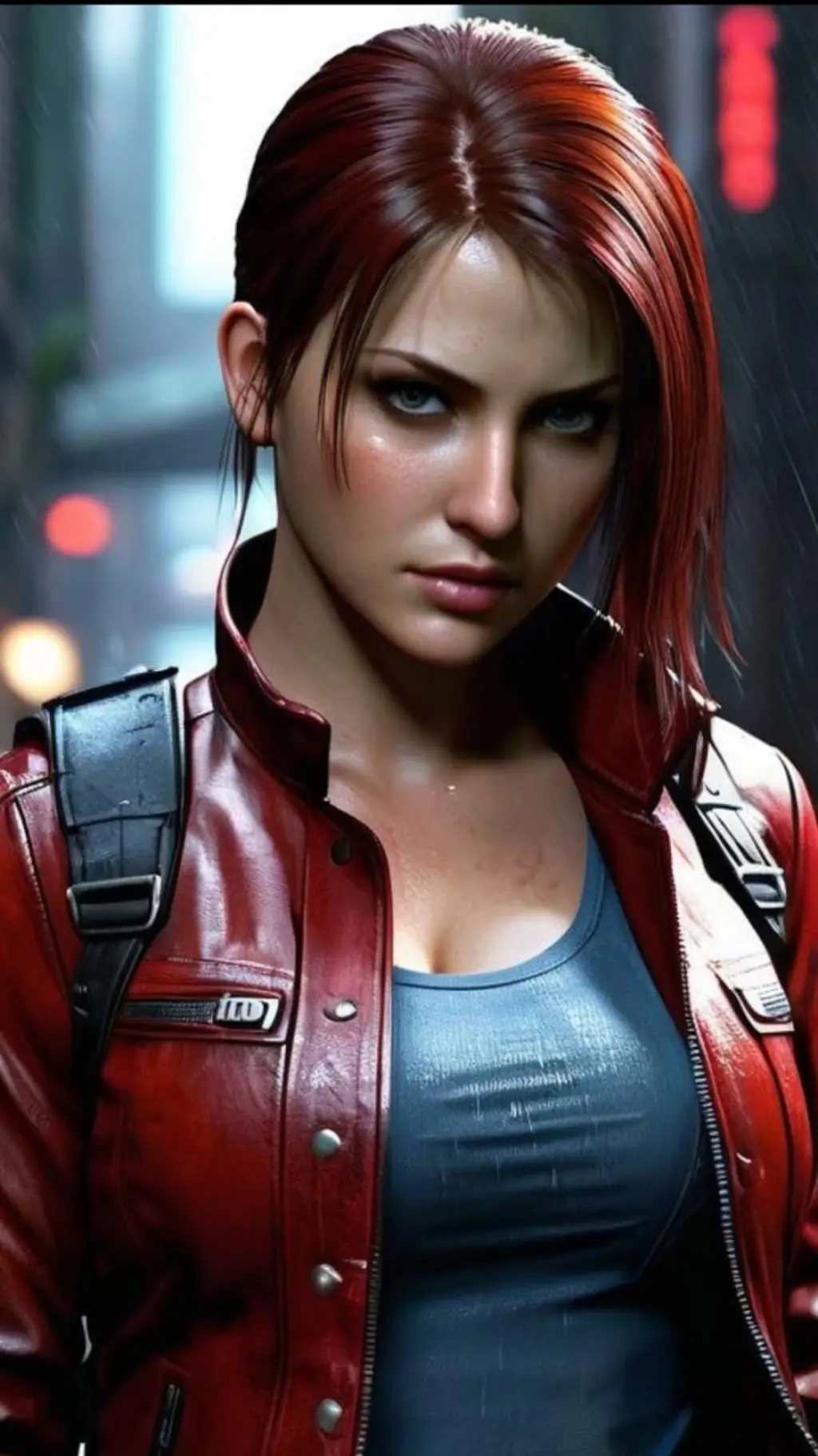 ai character: Claire Redfield background