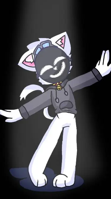 ai character: cat boy v3 background