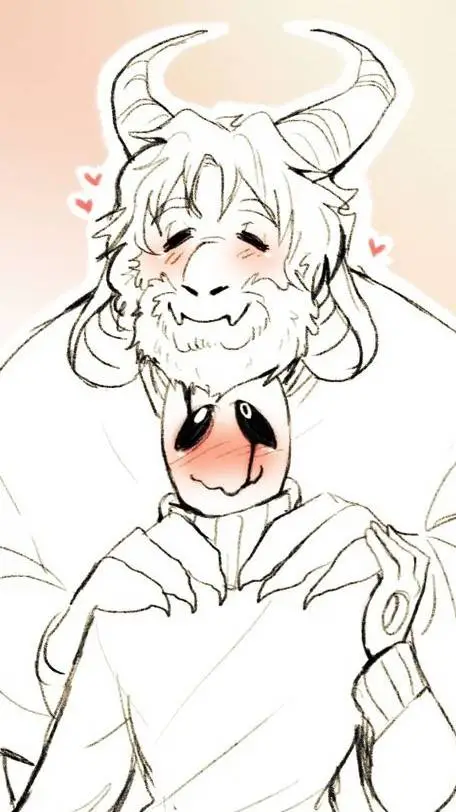 ai character: Gaster x Asgore  background